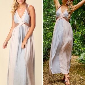Altar'd State Go Grecian Maxi Dress size S